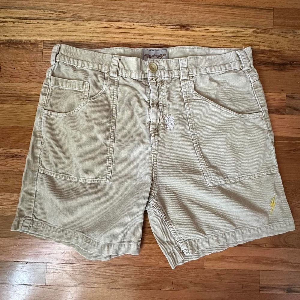 VINTAGE LIGHTNING BOLT CORDUROY SHORTS